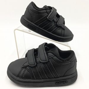 K-Swiss infant 3 Black sneakers hook & loop Unisex